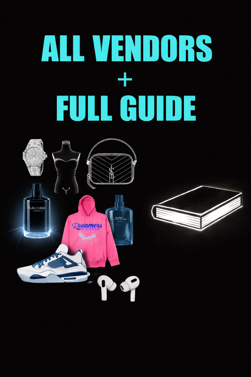 ALL VENDOR BUNDLE + GUIDE (30+ VENDORS  (200+ PRODUCTS)